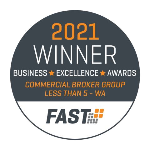 2021 Winner Fast awards for excellence as a commercial finance broker